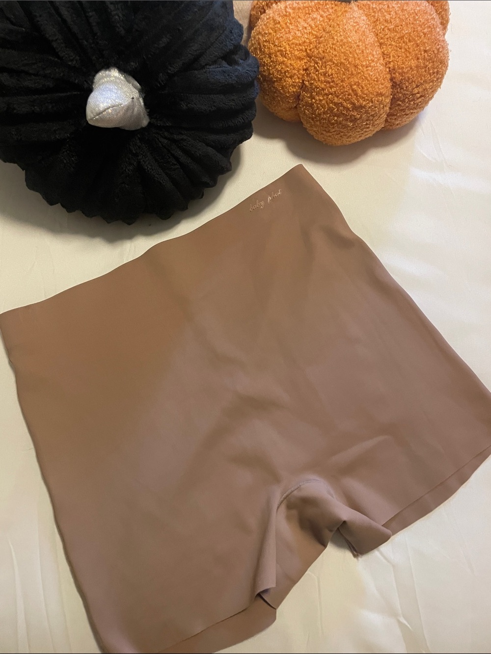 Baby Phat Seamless Shaping Shorts in Brown